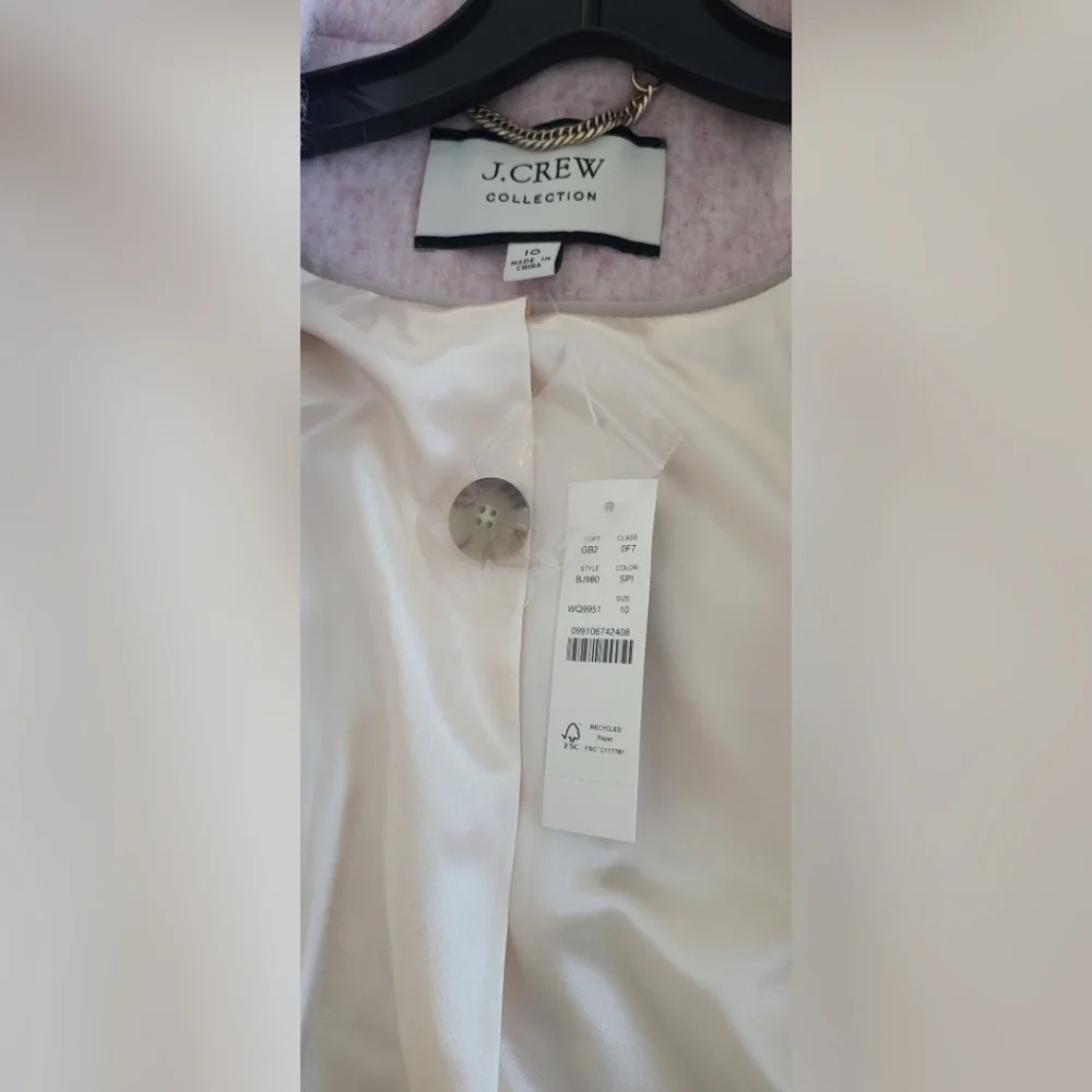 J Crew brushed wool peacoat NWT - Picture 6 of 9